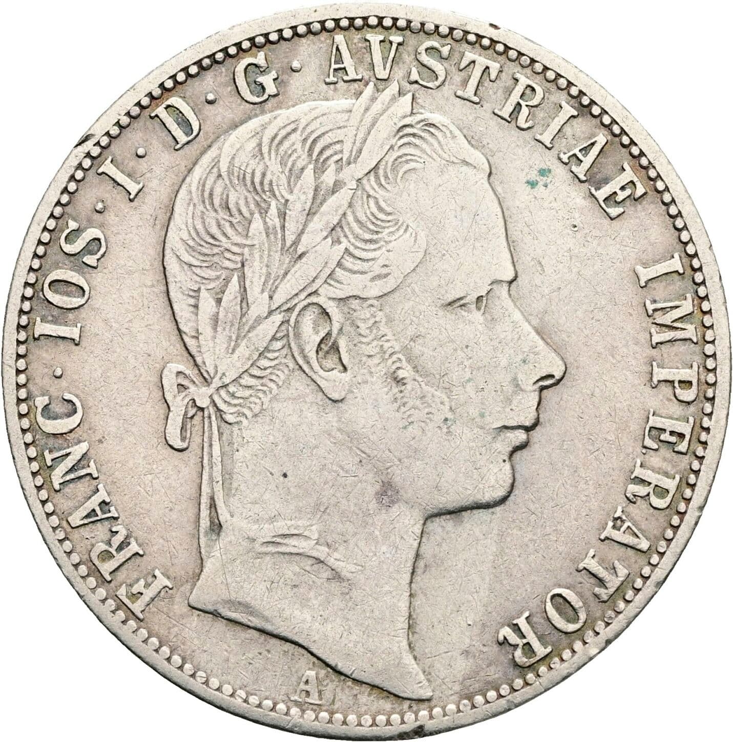 1 Gulden Franz Joseph I. 1848-1916 1859 A – Vorderseite