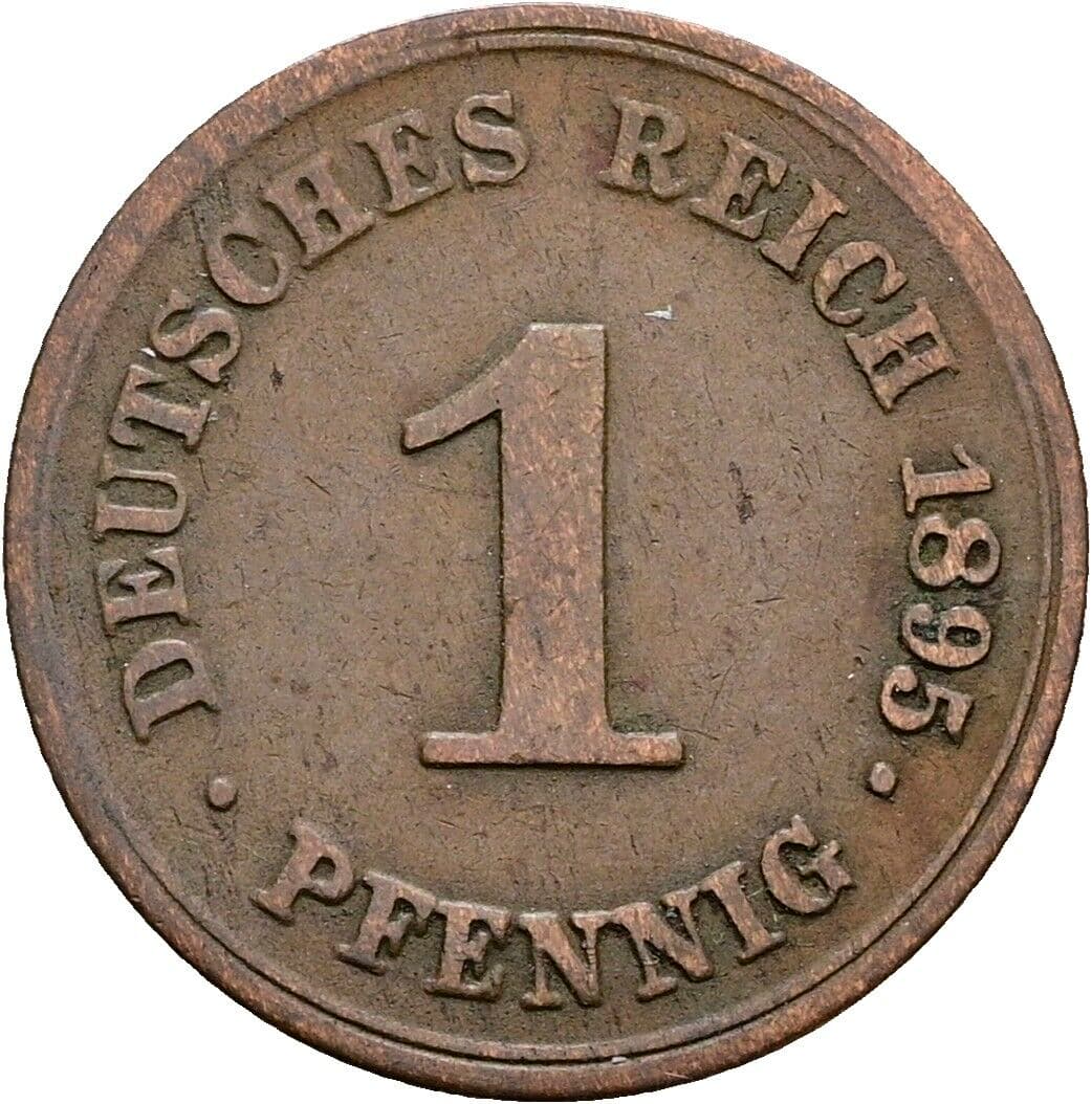 1 Pfennig 1895 A – Vorderseite