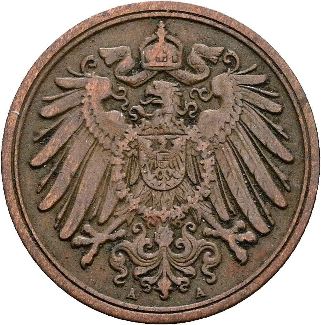 1 Pfennig 1895 A – Rückseite