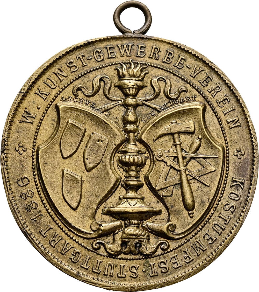 Tragbare Bronzemedaille