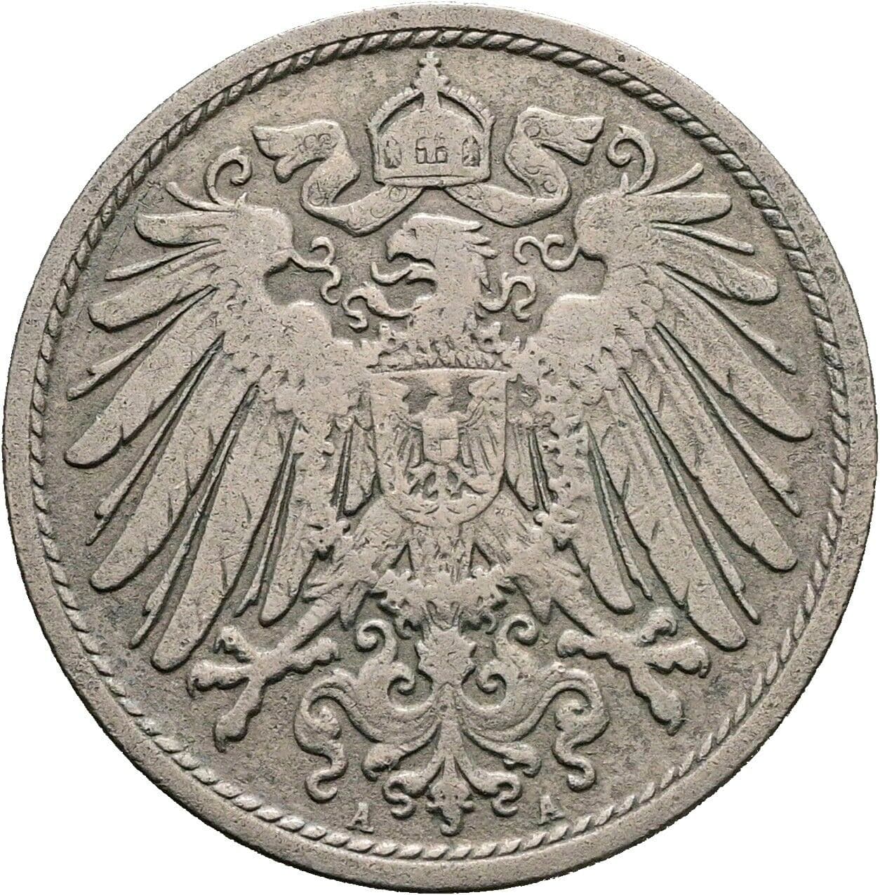 10 Pfennig 1903 A – Rückseite
