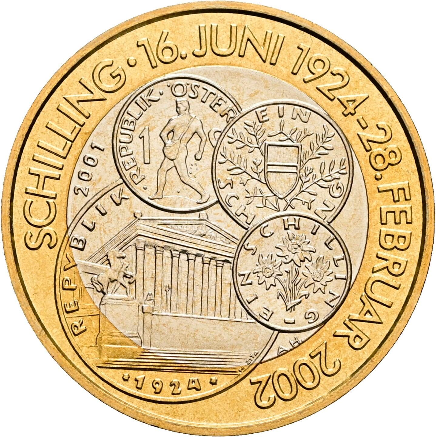 50 Schilling 2001 – Rückseite