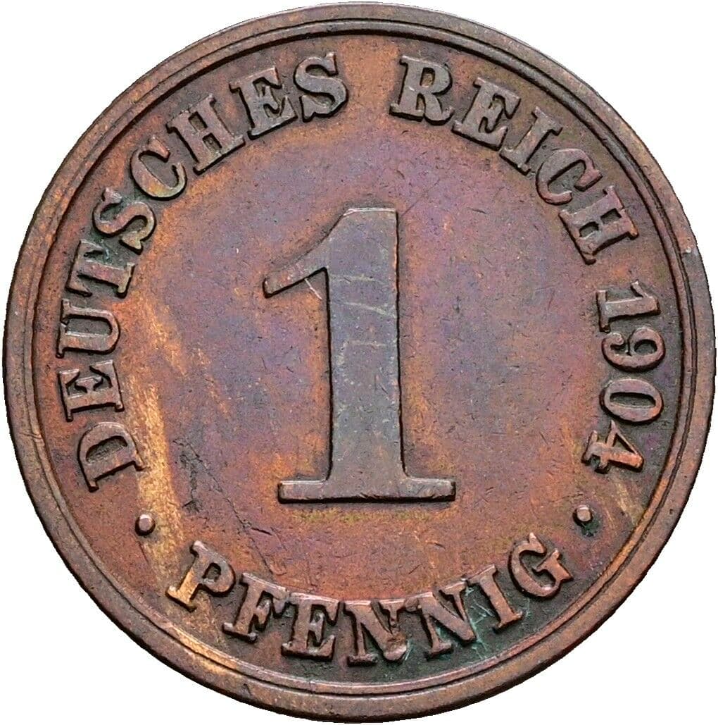 1 Pfennig 1904 A – Vorderseite