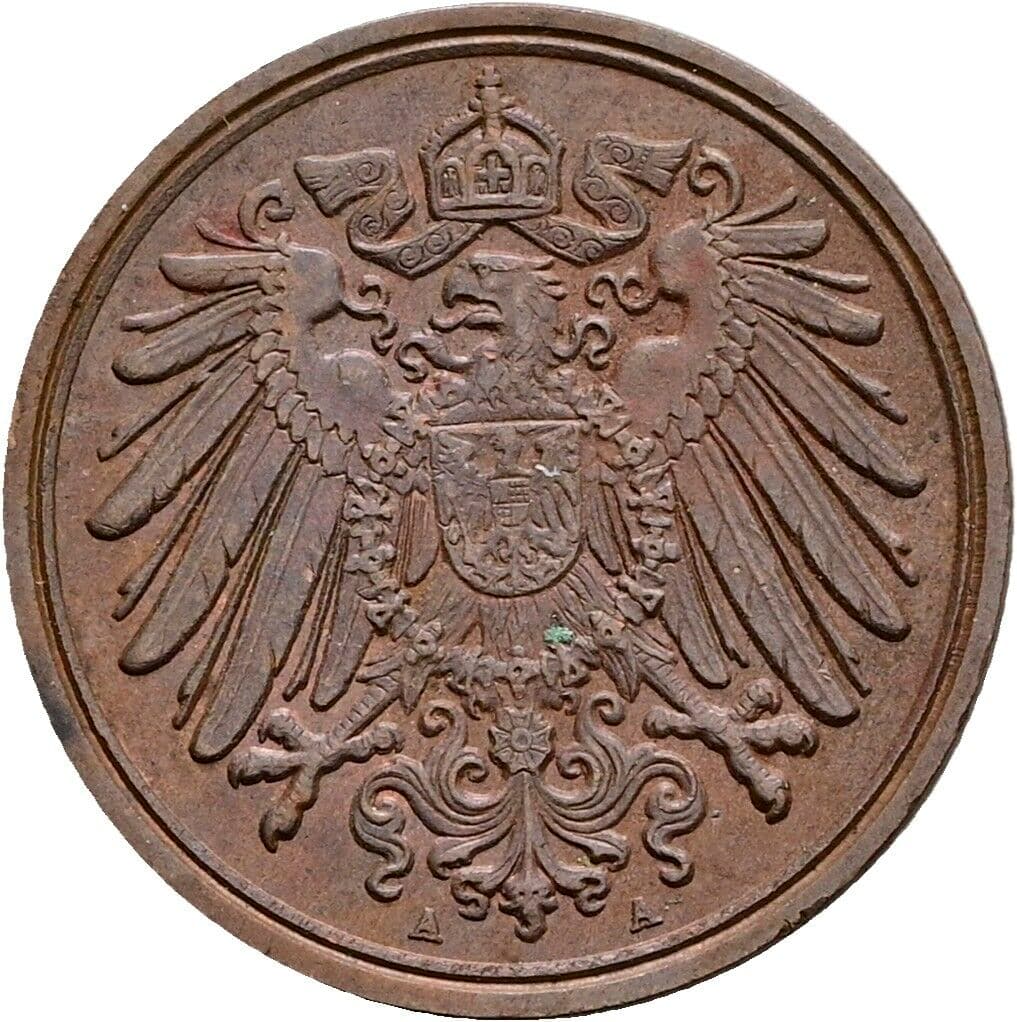 1 Pfennig 1897 A – Rückseite