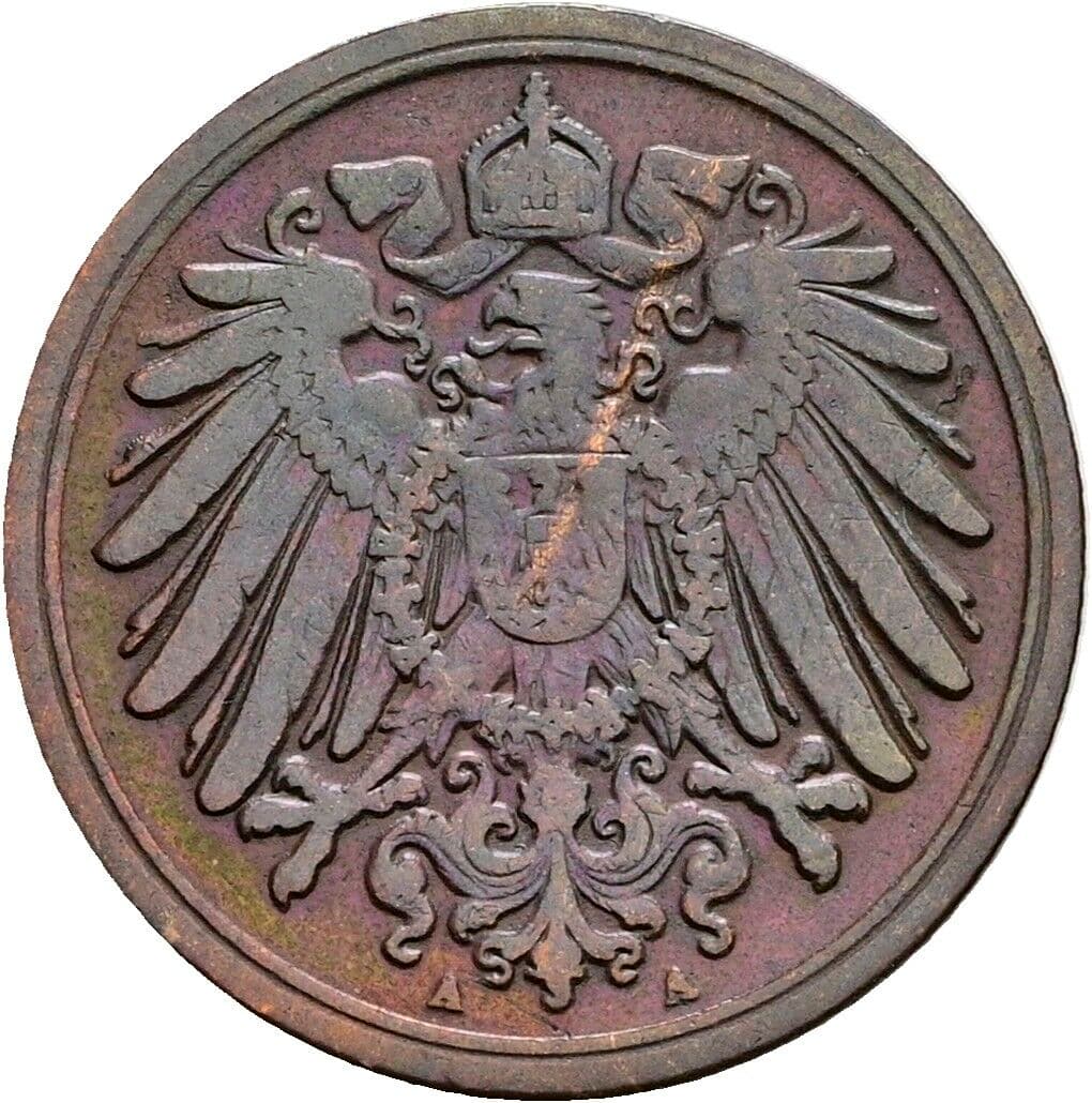1 Pfennig 1904 A – Rückseite