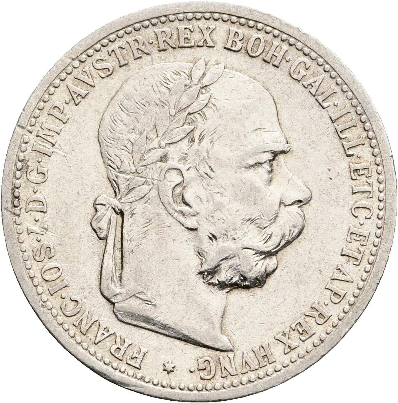 1 Krone Franz Joseph I. 1848-1916 1901 – Vorderseite
