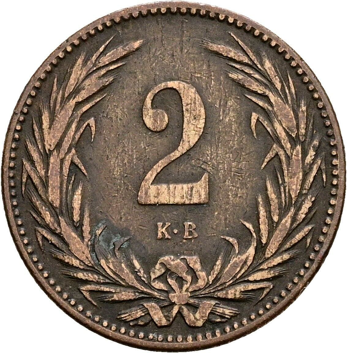 2 Filler Franz Joseph I. 1848-1916 1895 KB, Kremnitz – Vorderseite