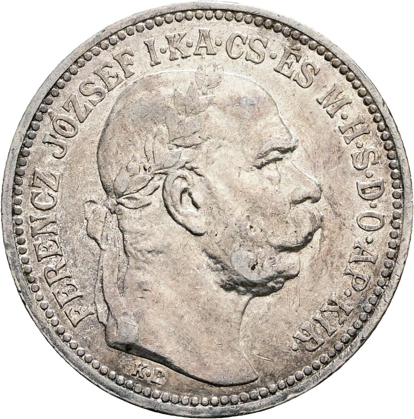 1 Korona Franz Joseph I. 1848-1916 1915 KB, Kremnitz – Vorderseite