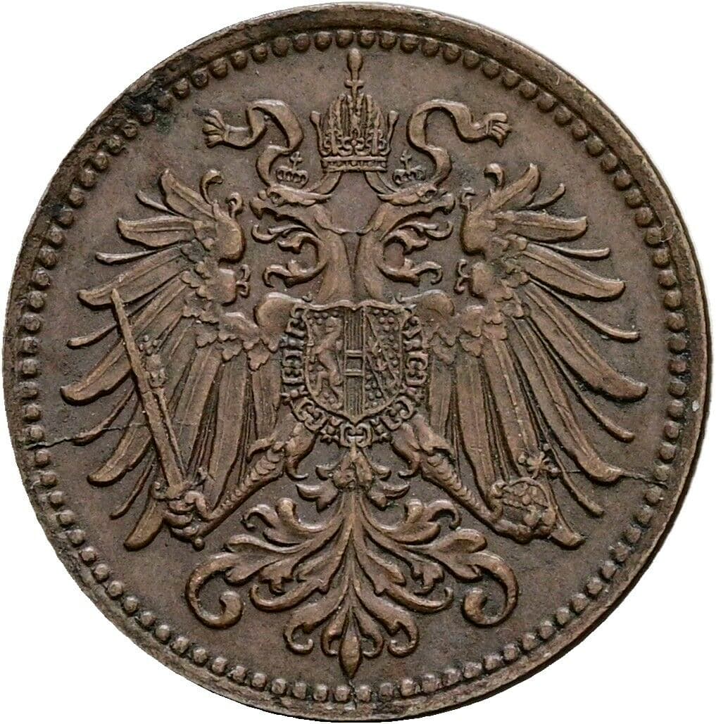1 Heller Franz Joseph I. 1848-1916 1915 – Rückseite