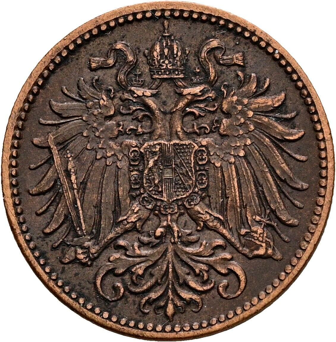 2 Heller Franz Joseph I. 1848-1916 1915 – Rückseite