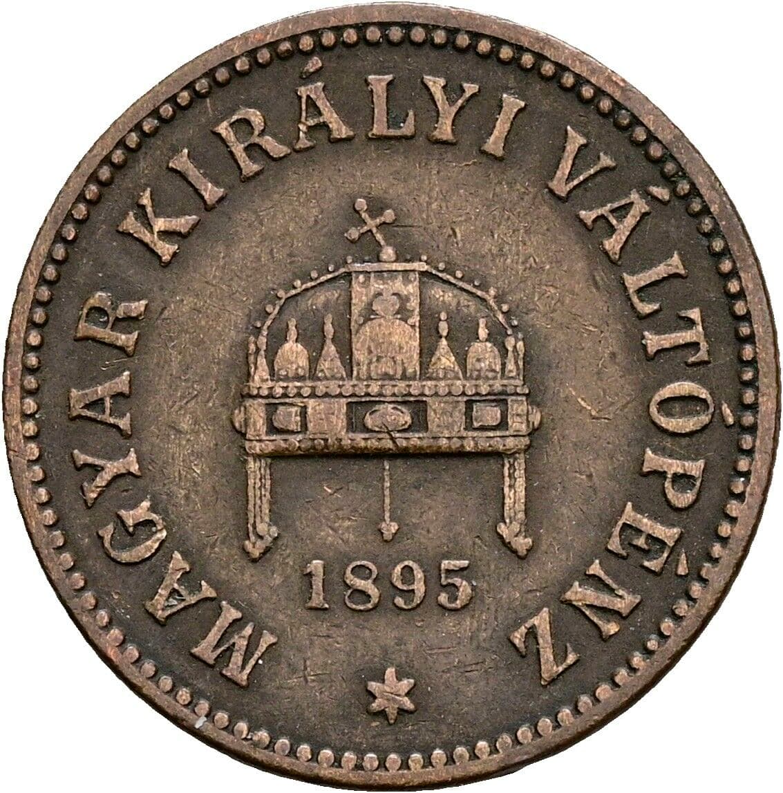 2 Filler Franz Joseph I. 1848-1916 1895 KB, Kremnitz – Rückseite