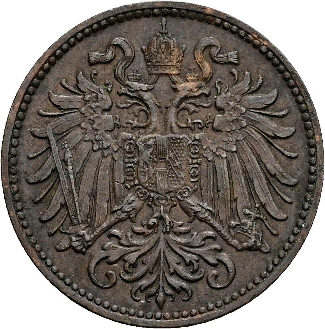 2 Heller Franz Joseph I. 1848-1916 1903 – Rückseite