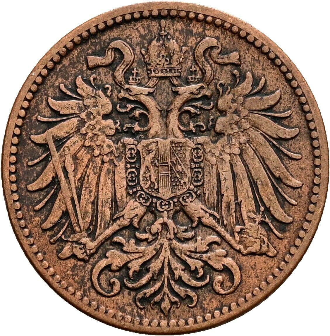2 Heller Franz Joseph I. 1848-1916 1906 – Rückseite