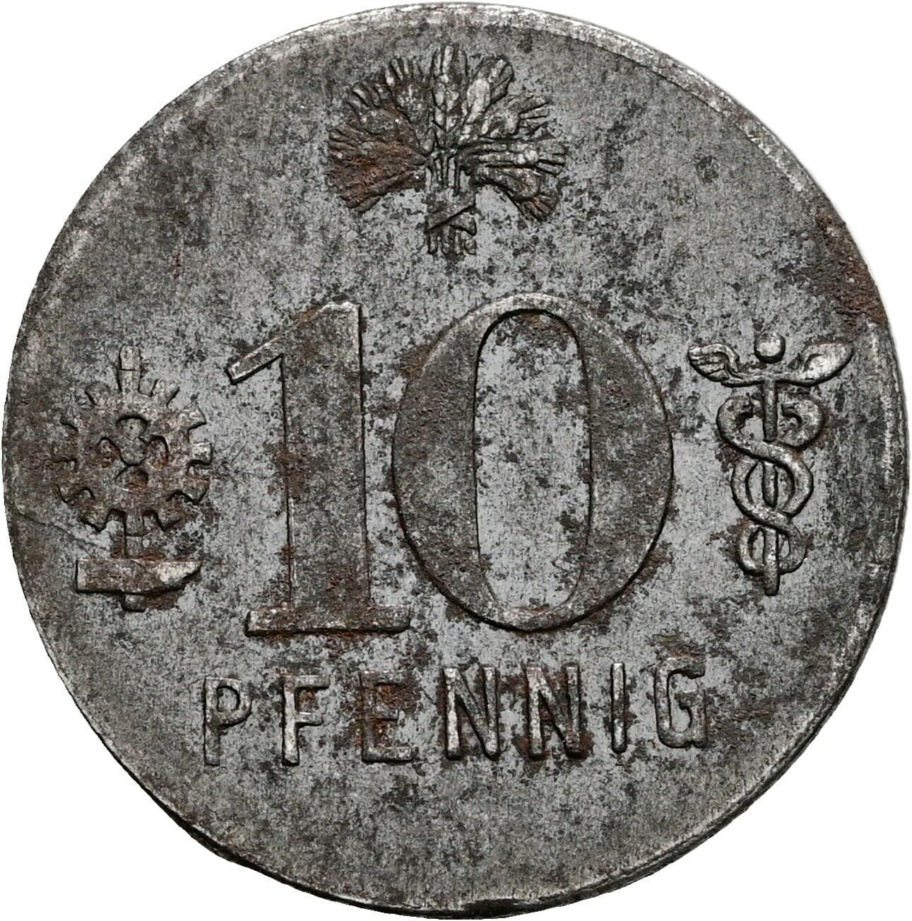10 Pfennig 1920 – Vorderseite