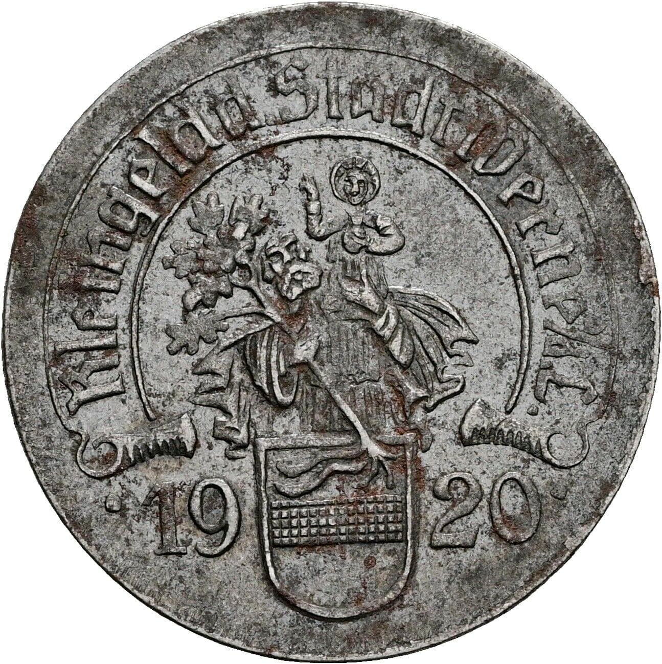 10 Pfennig 1920 – Rückseite