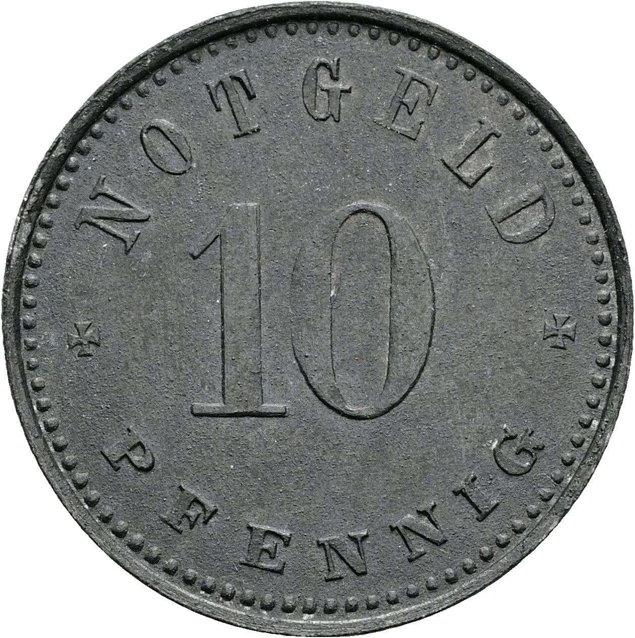 10 Pfennig 1920 – Vorderseite