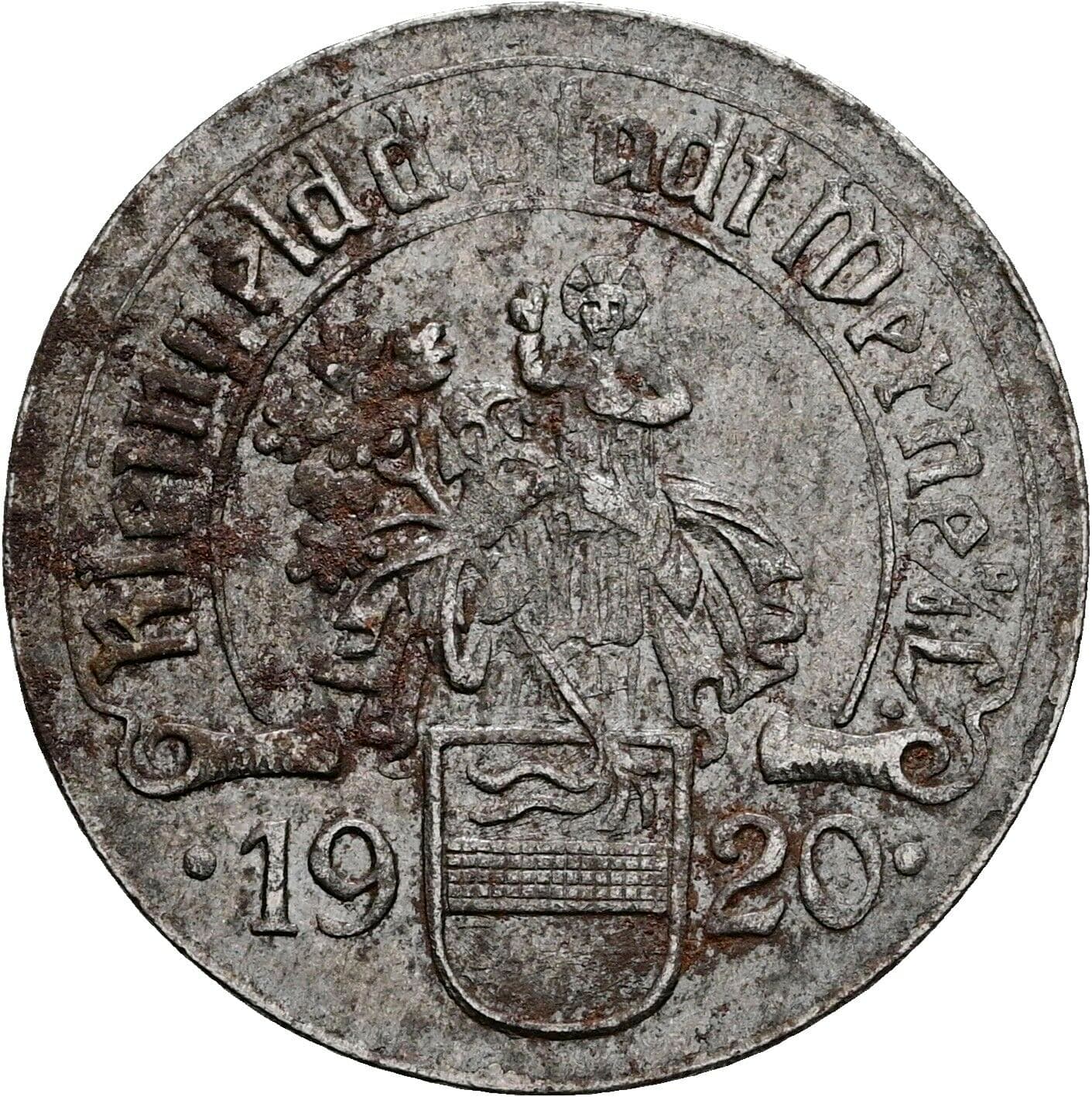 50 Pfennig 1920 – Rückseite