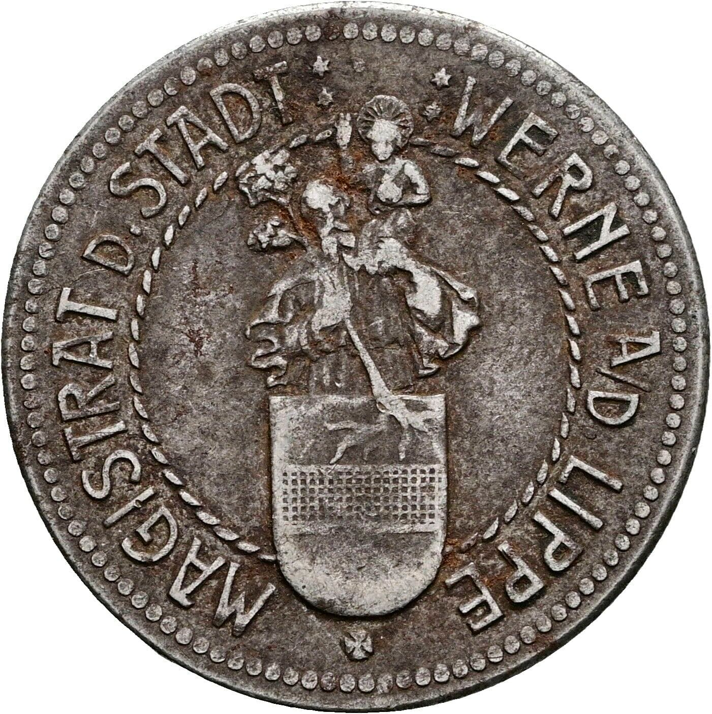 25 Pfennig ohne Jahr – Rückseite