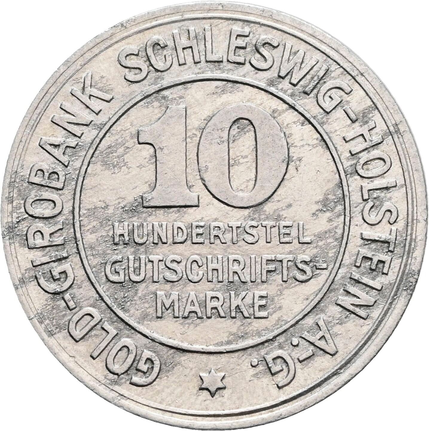 10/100 Gutschriftsmarke