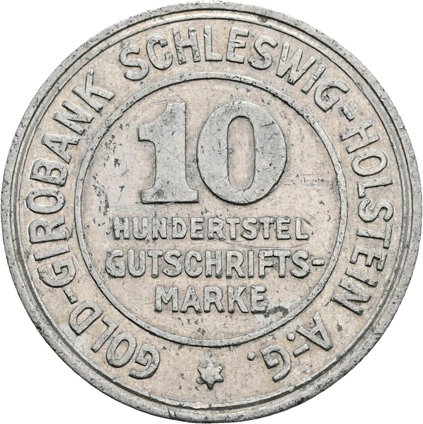 10/100 Gutschriftsmarke