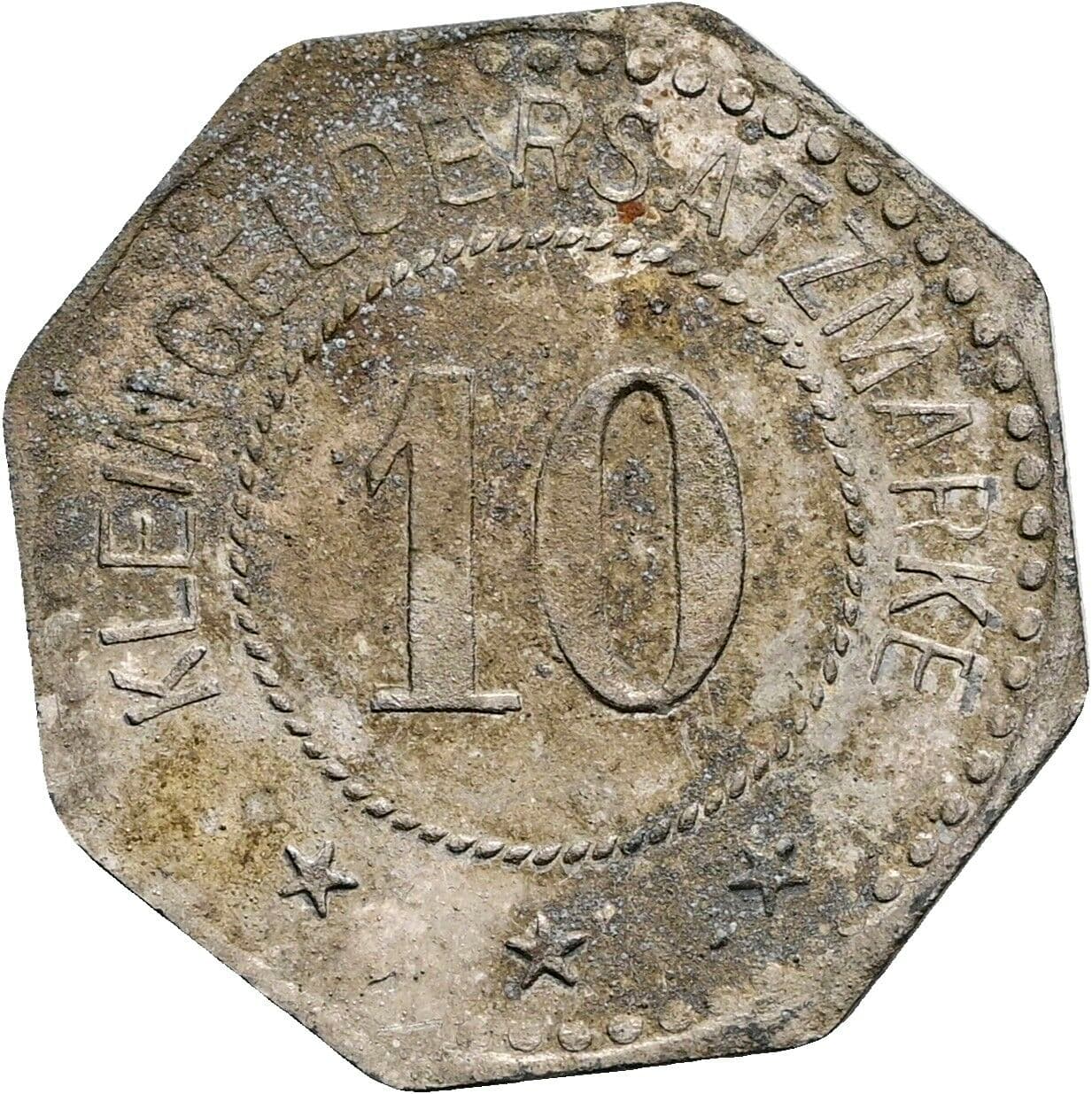 10 Pfennig ohne Jahr – Vorderseite