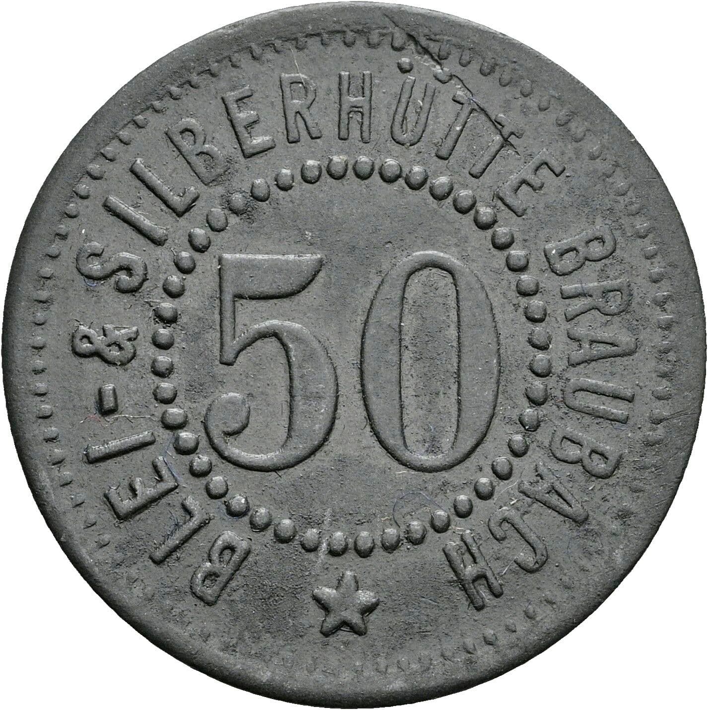 50 Pfennig ohne Jahr – Vorderseite