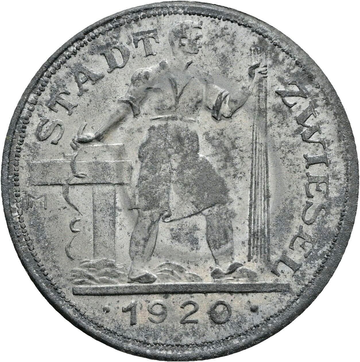 10 Pfennig 1920 – Rückseite