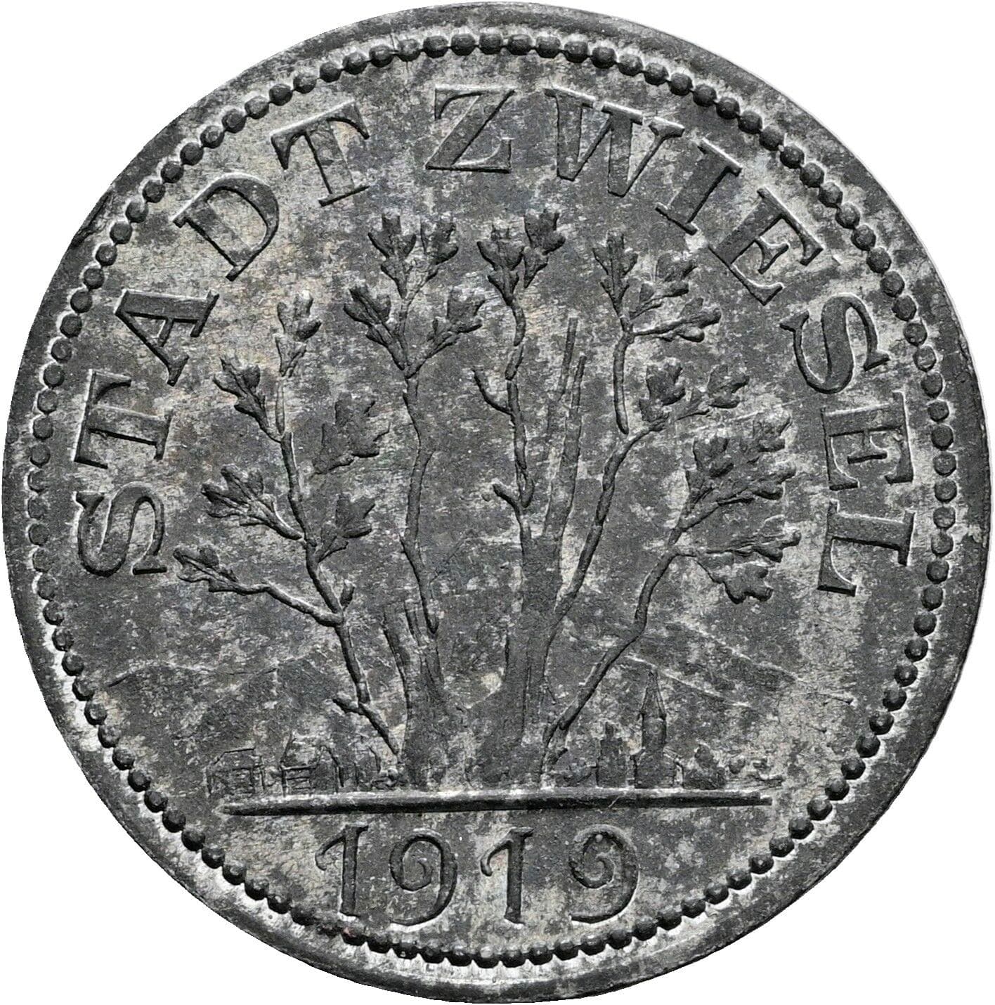 20 Pfennig 1919 – Rückseite