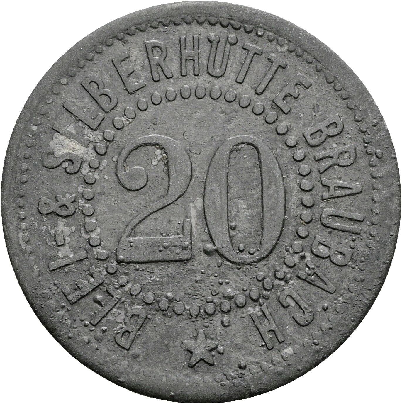 20 Pfennig ohne Jahr – Rückseite
