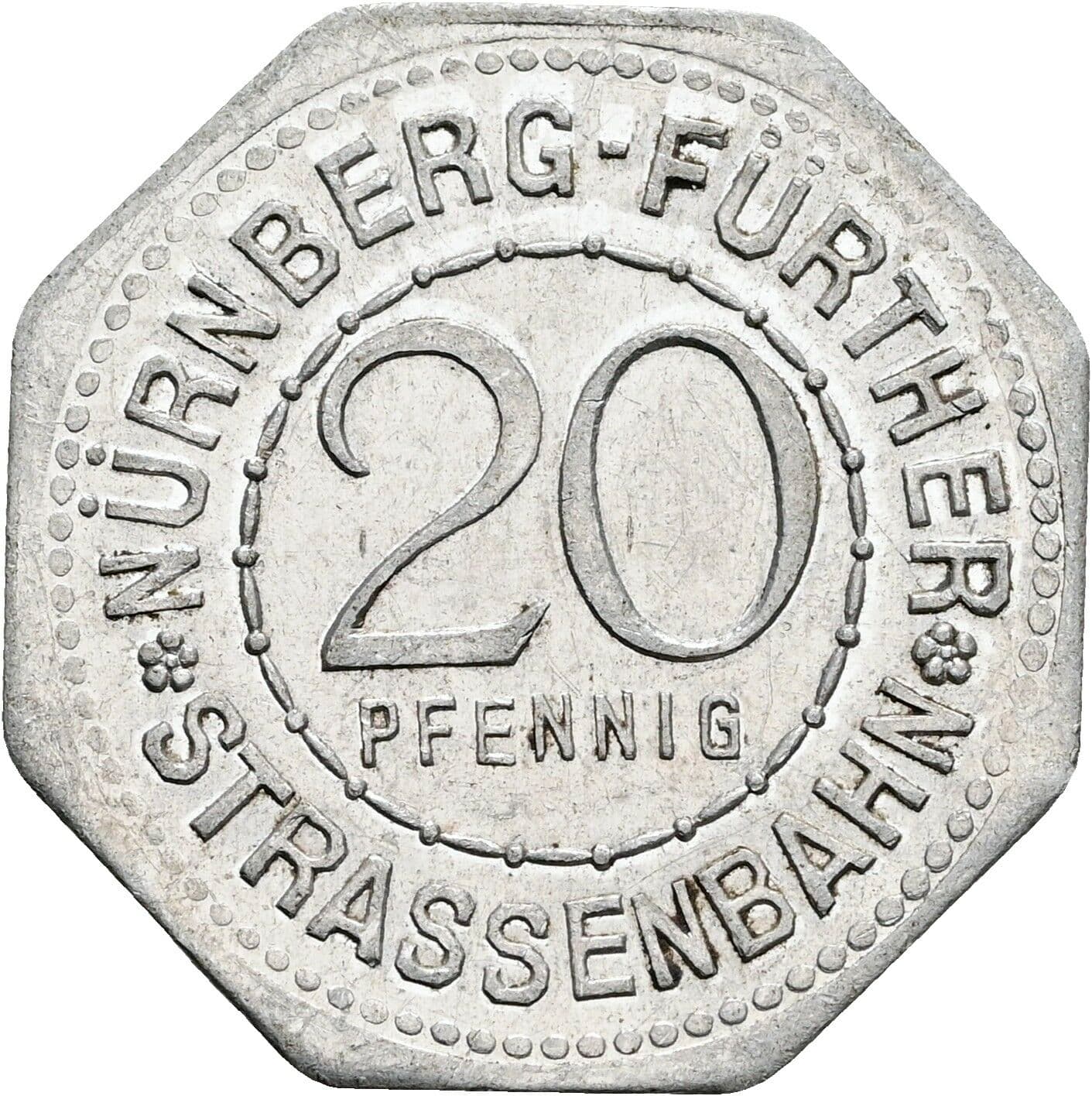 20 Pfennig ohne Jahr – Vorderseite
