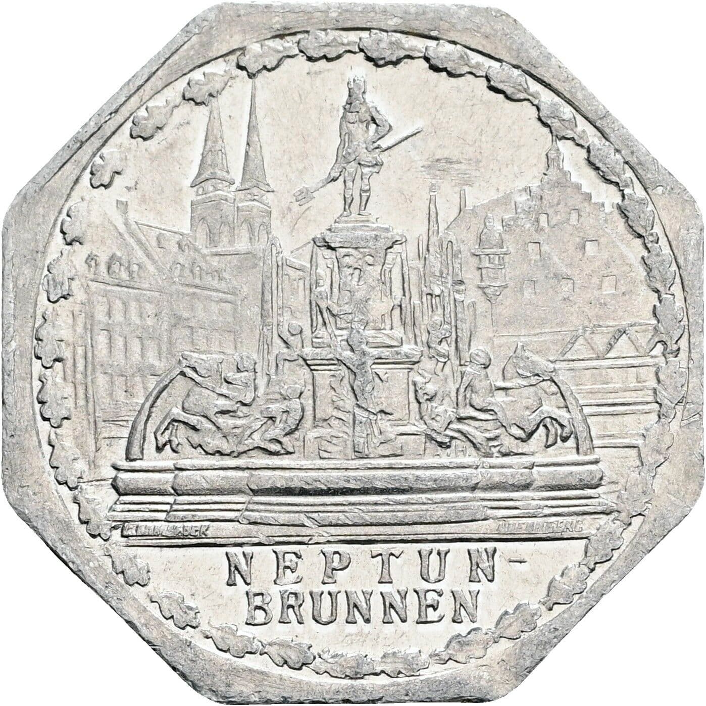 20 Pfennig ohne Jahr – Rückseite