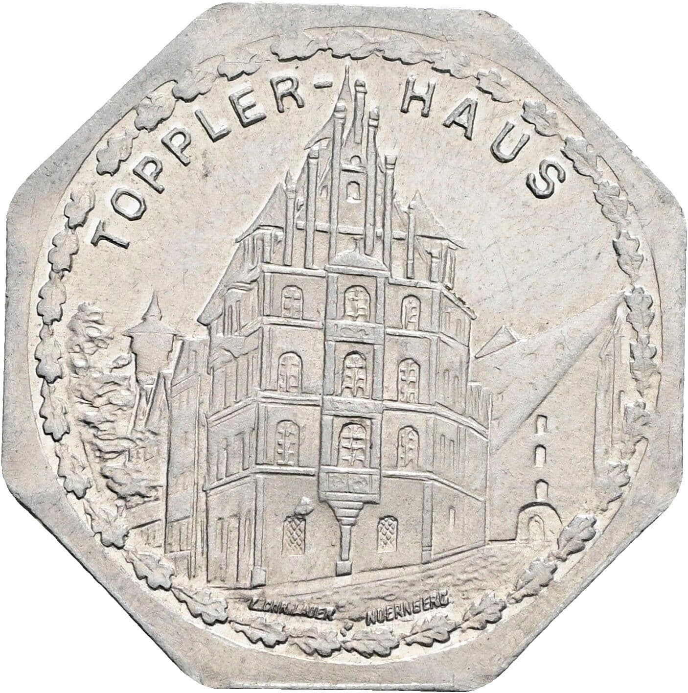 20 Pfennig ohne Jahr – Rückseite