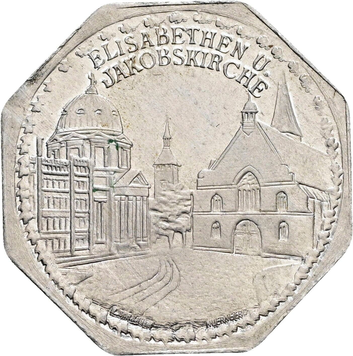 20 Pfennig ohne Jahr – Rückseite