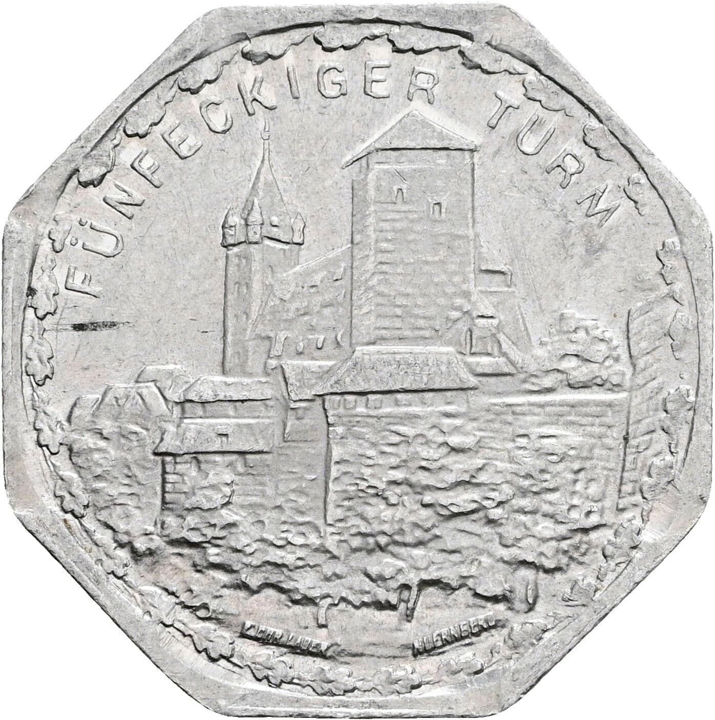 20 Pfennig ohne Jahr – Rückseite