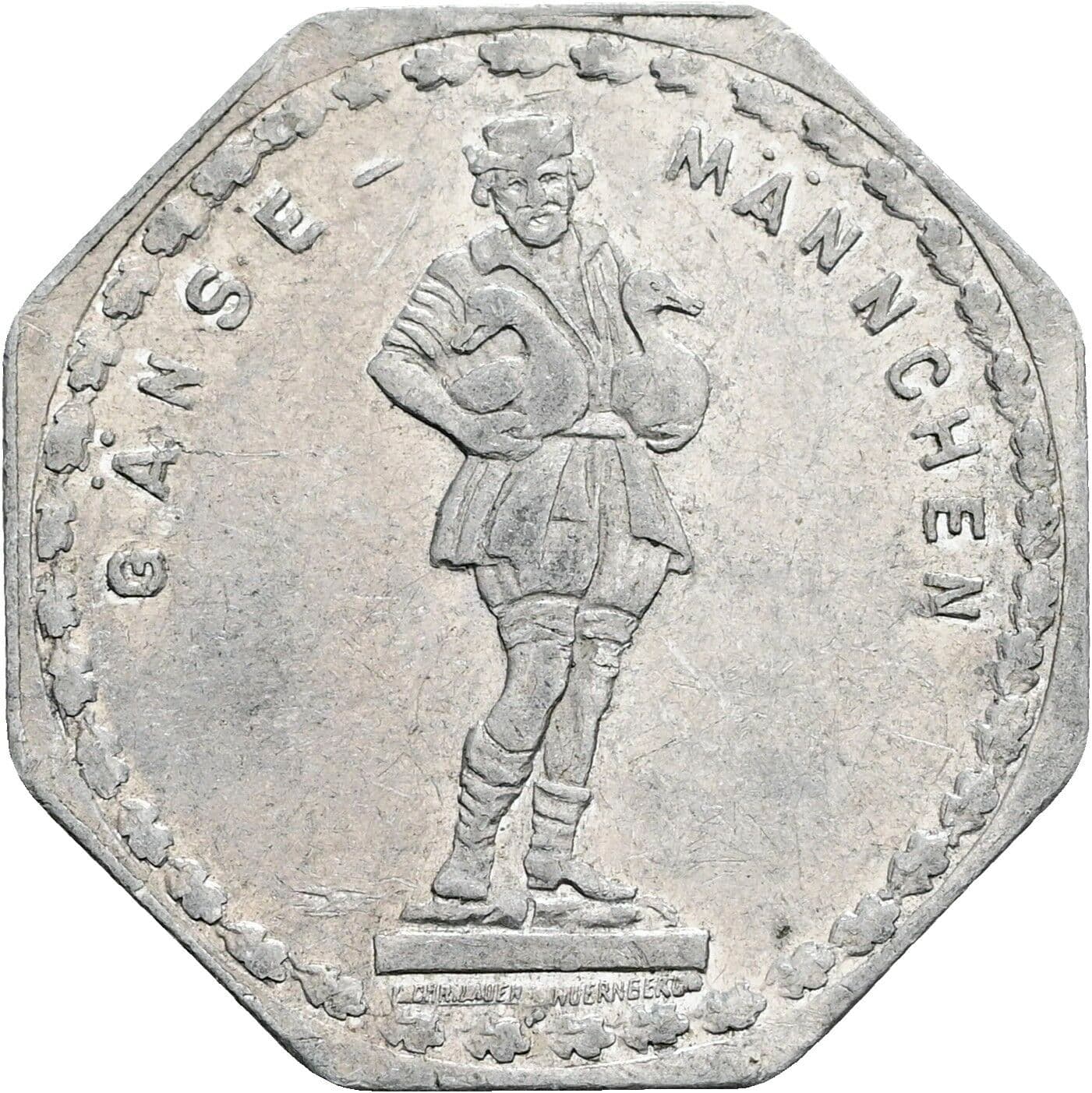 20 Pfennig ohne Jahr – Rückseite