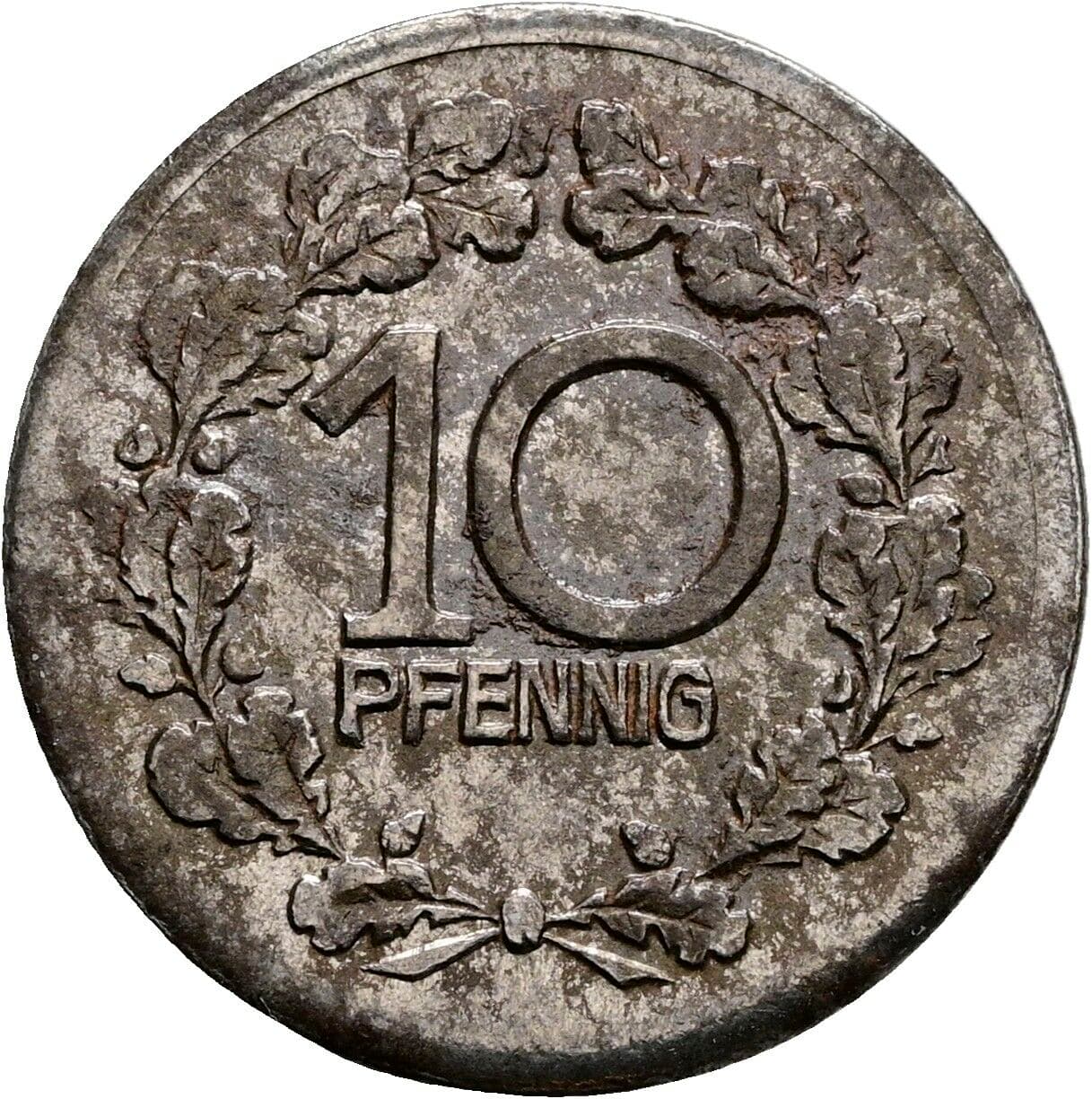 10 Pfennig 1918 – Vorderseite