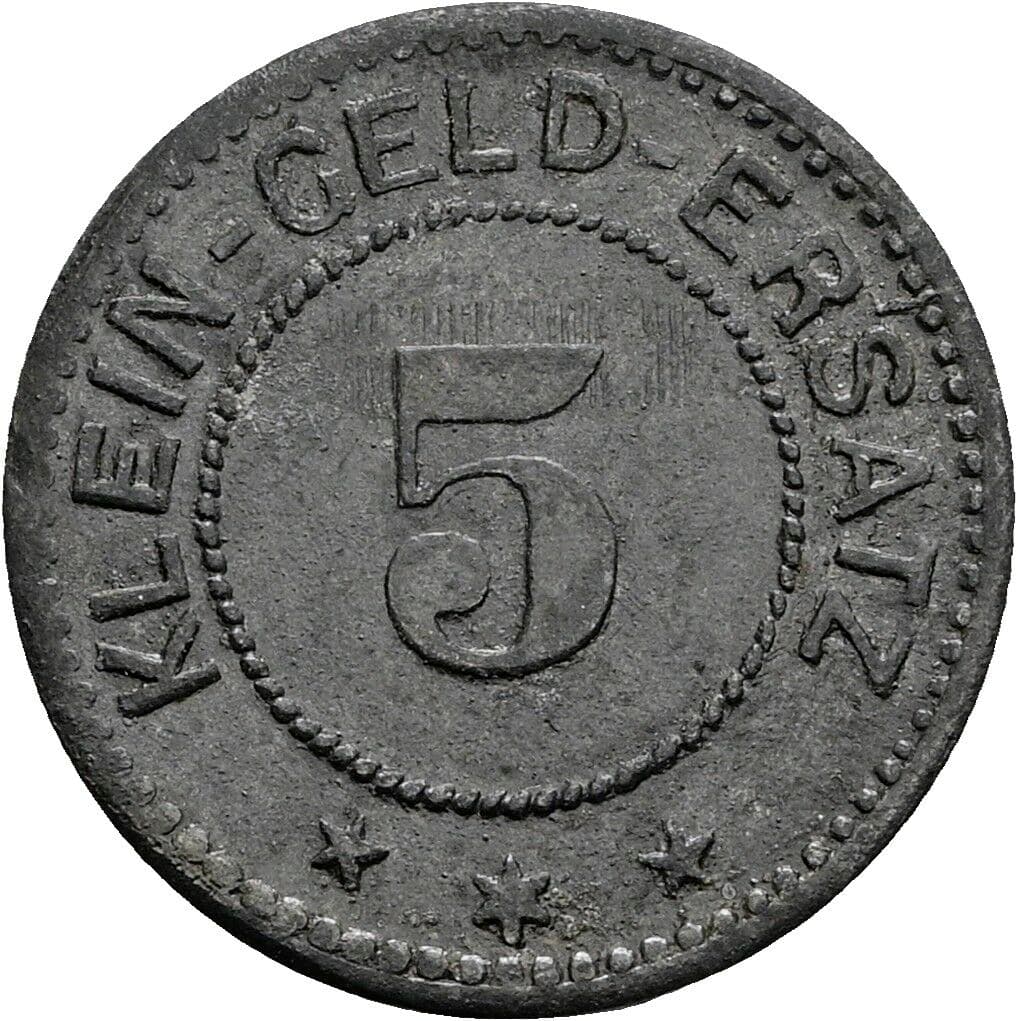 5 Pfennig 1918 – Vorderseite