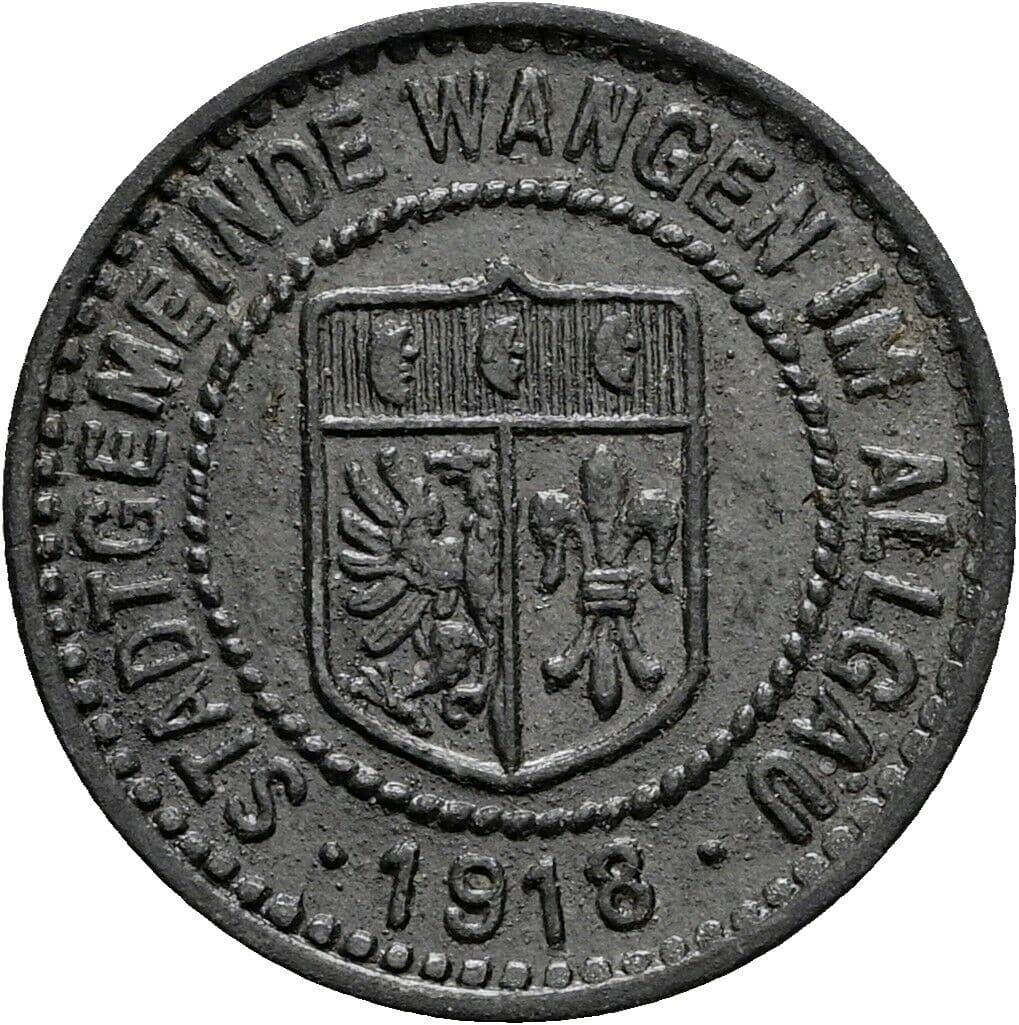 5 Pfennig 1918 – Rückseite