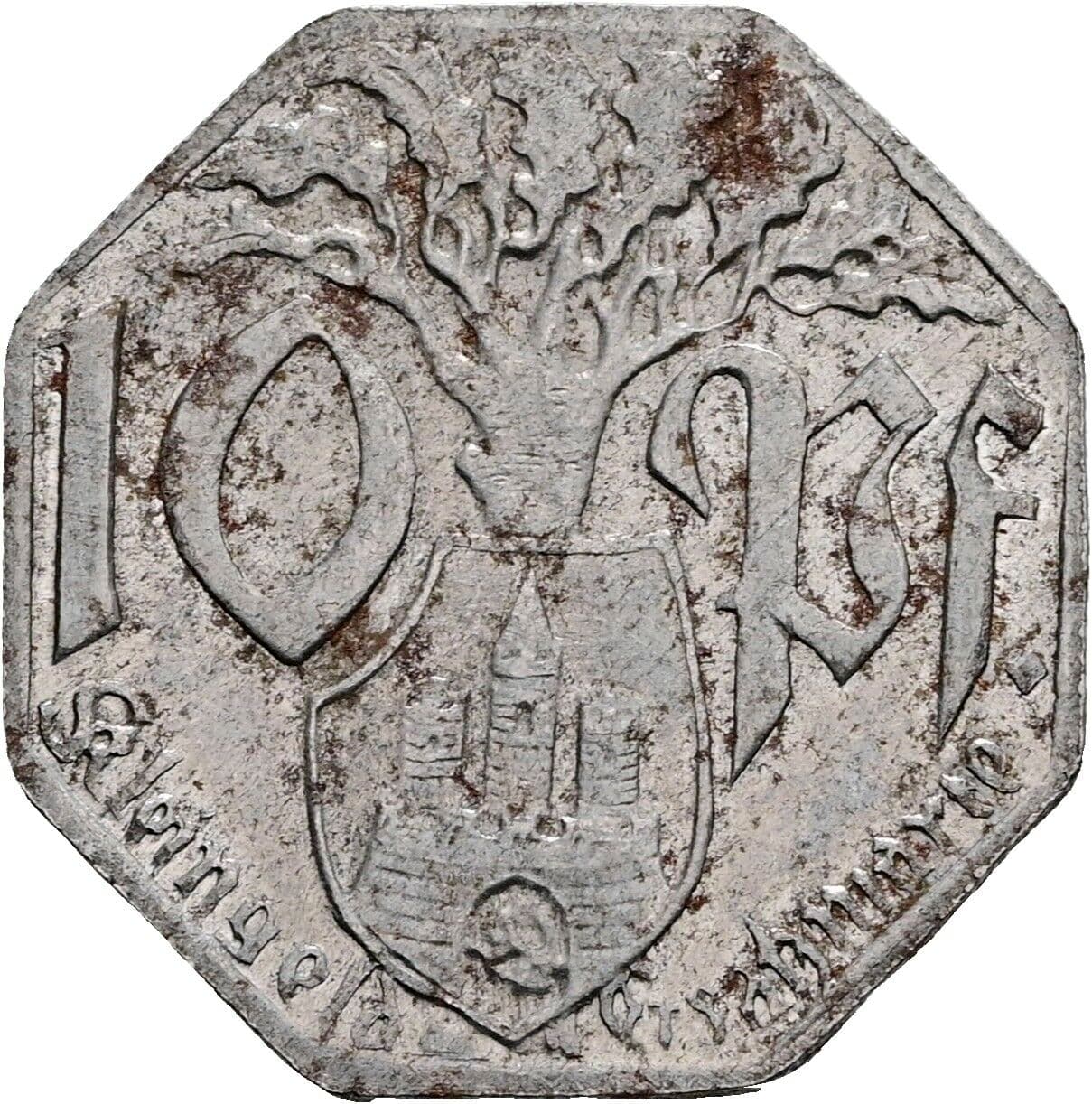 10 Pfennig 1917 – Vorderseite