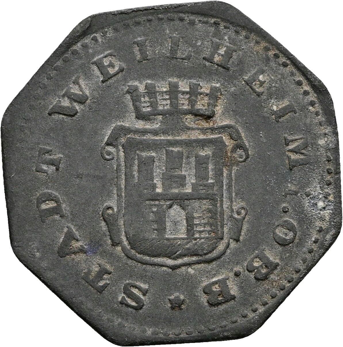 5 Pfennig 1917 – Rückseite