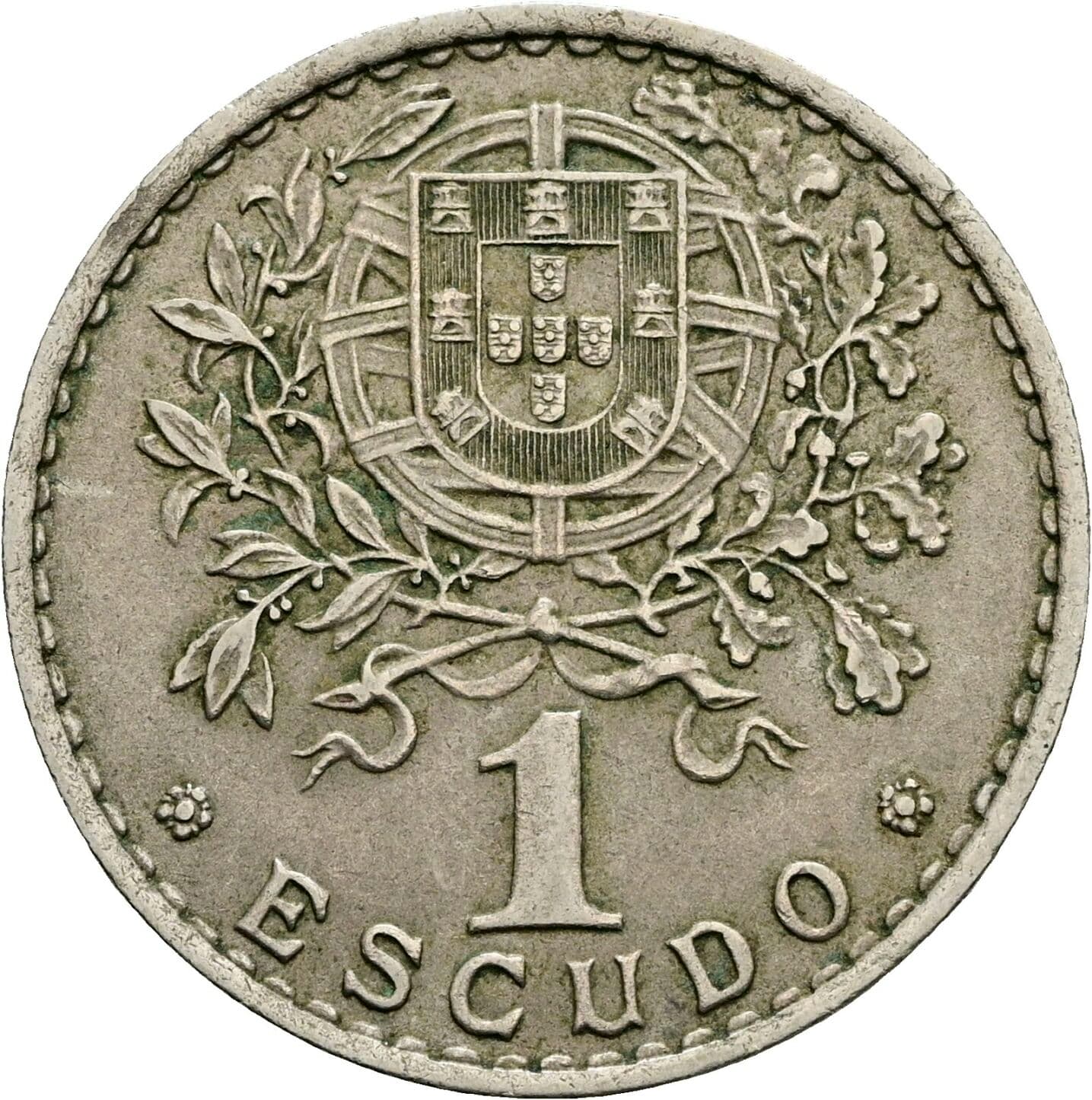 1 Escudo 1968 – Rückseite