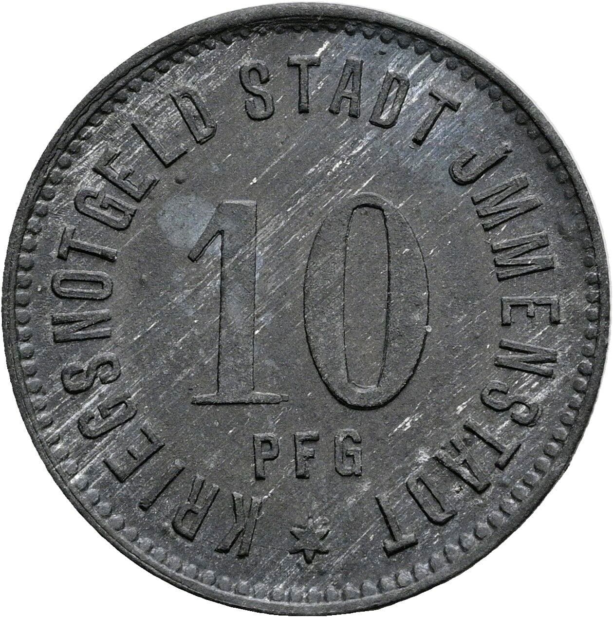 10 Pfennig 1919 – Vorderseite