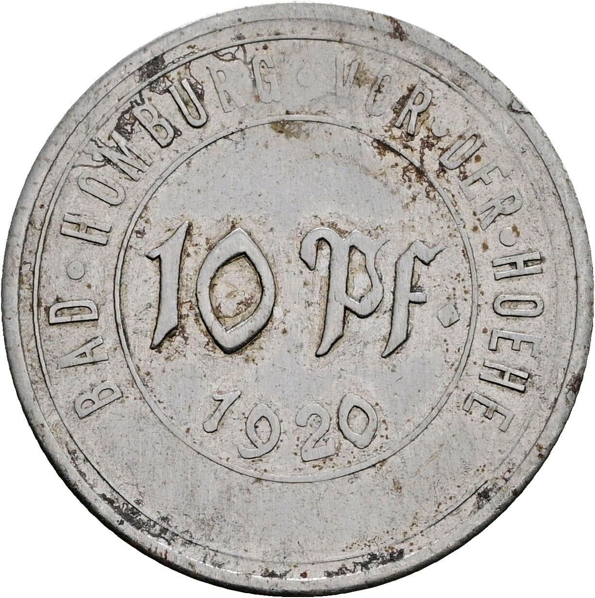 10 Pfennig 1920 – Vorderseite