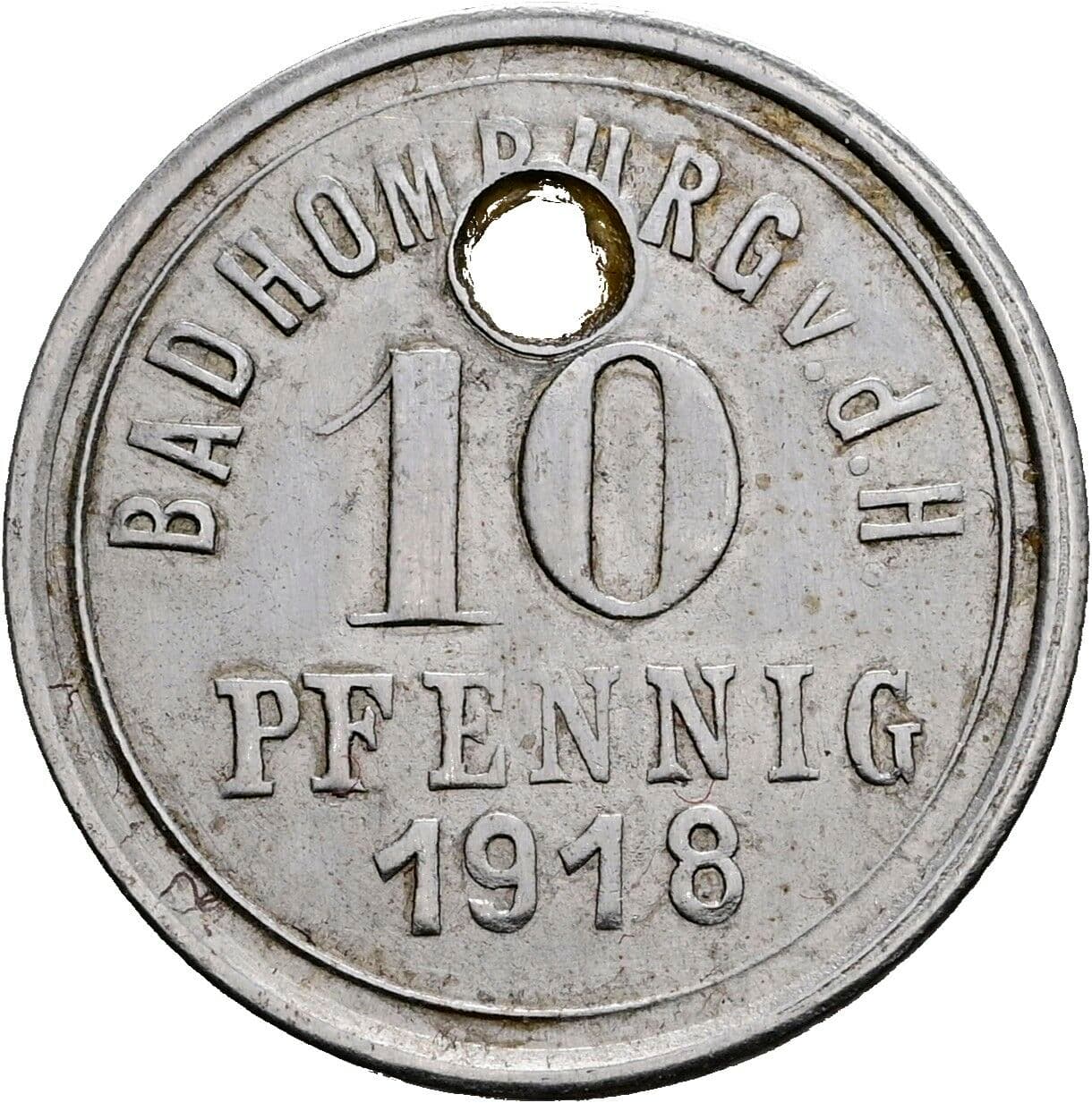 10 Pfennig 1918 – Vorderseite