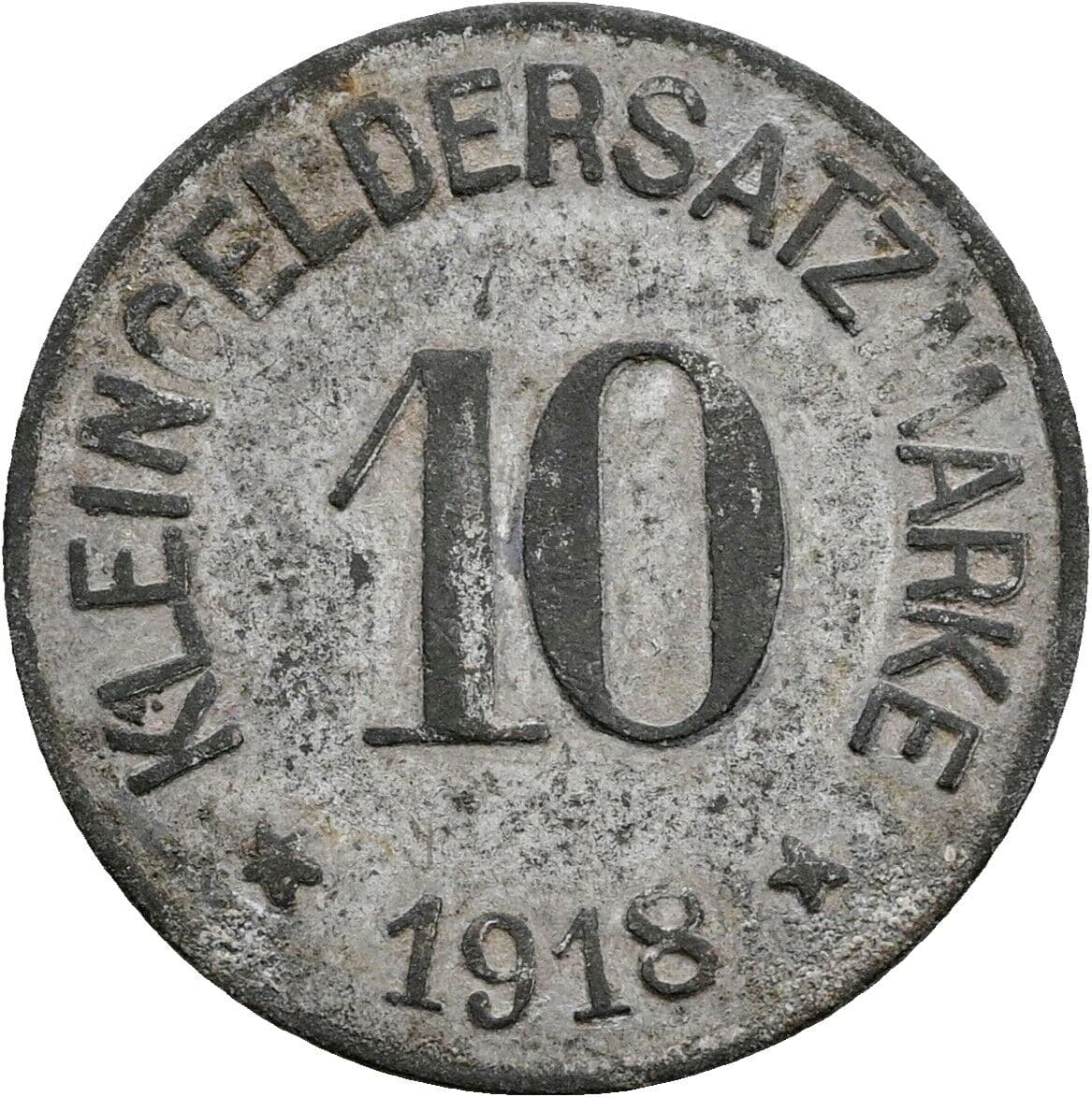10 Pfennig 1918 – Vorderseite