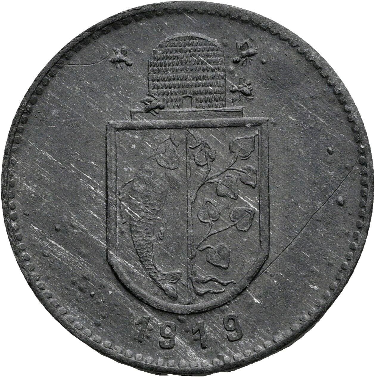 10 Pfennig 1919 – Rückseite