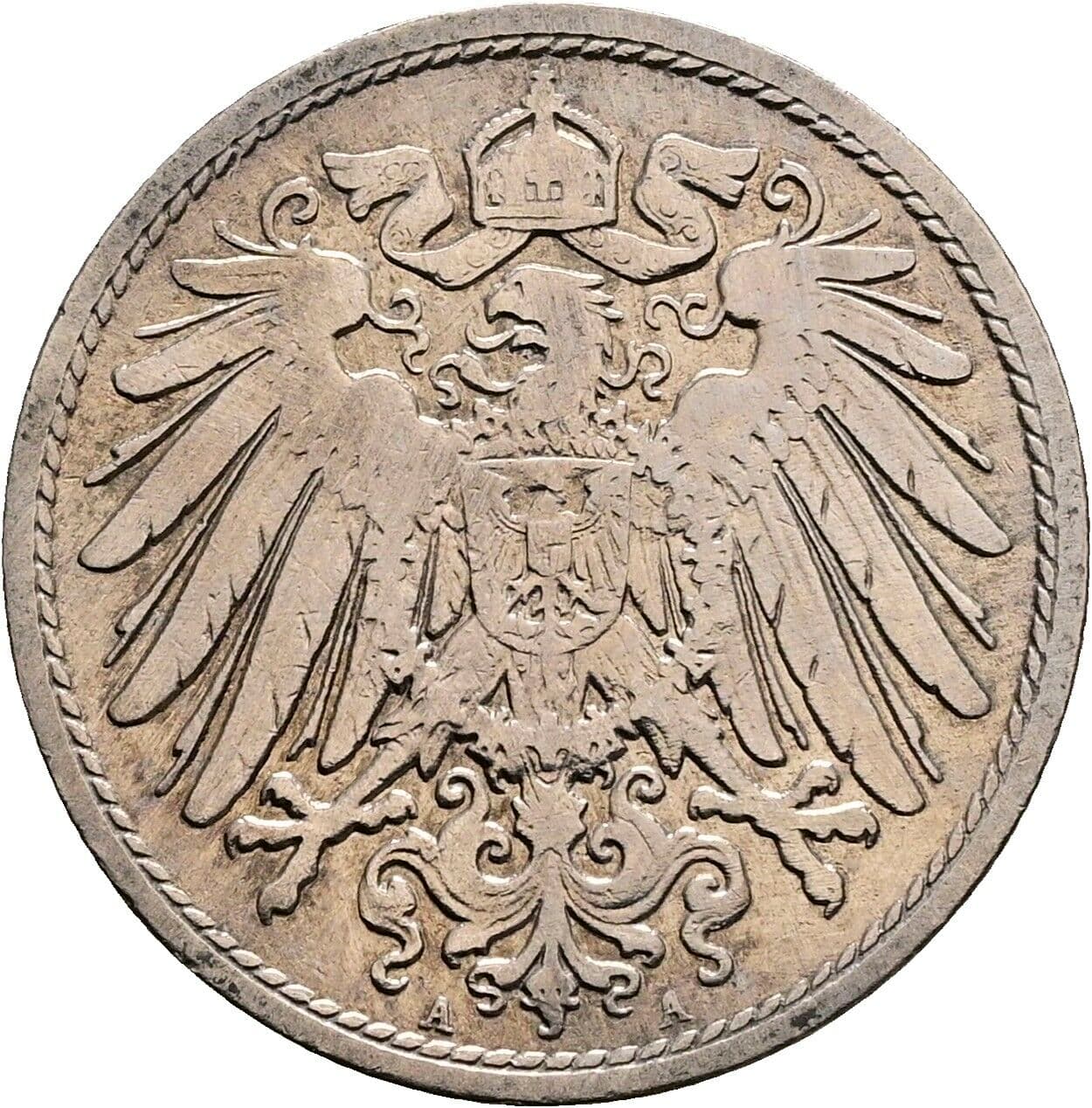 10 Pfennig 1900 A – Rückseite