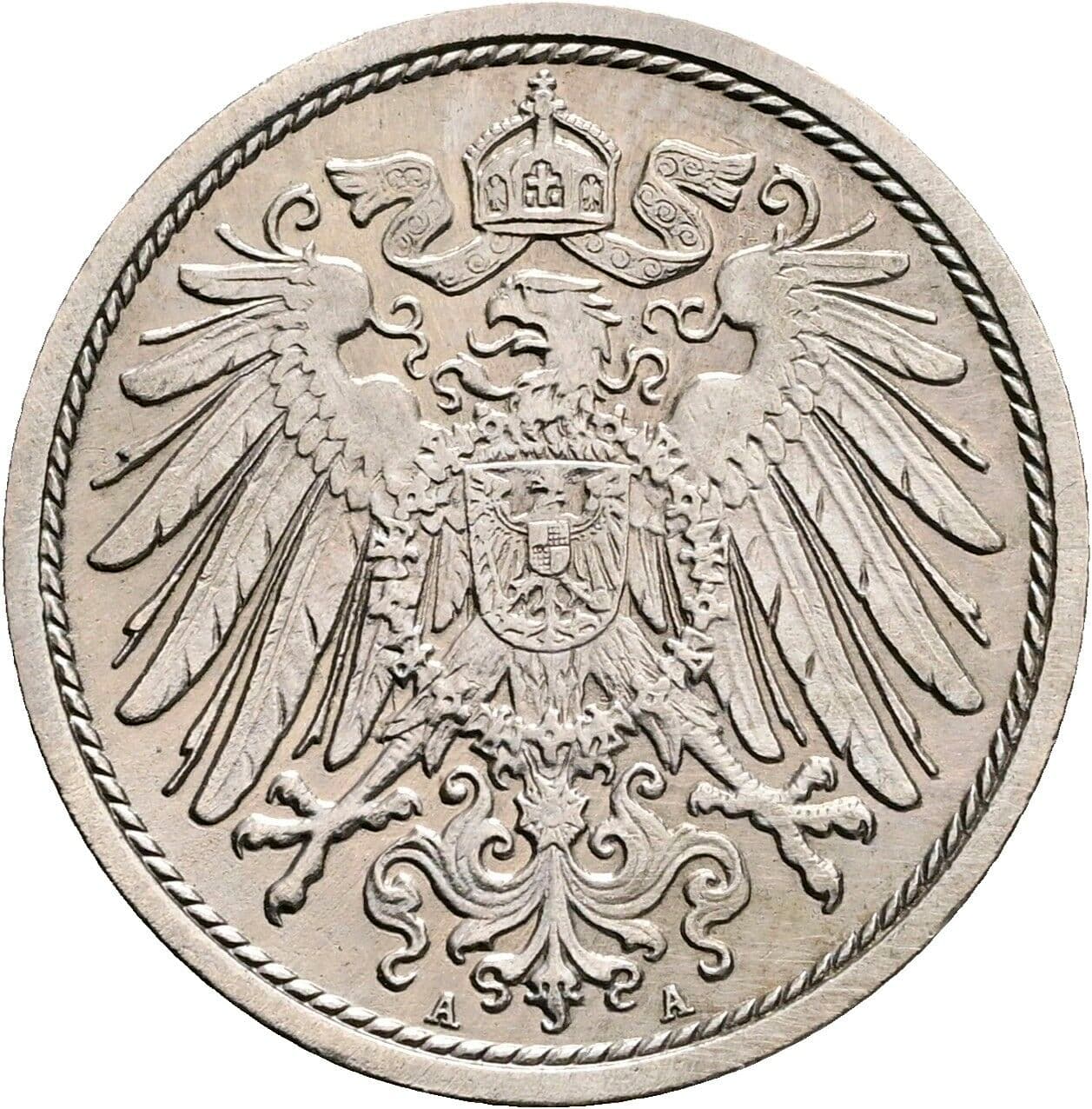 10 Pfennig 1913 A – Rückseite