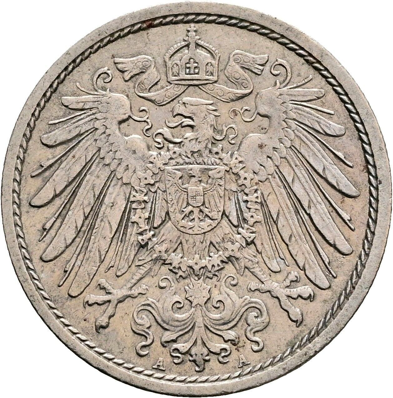 10 Pfennig 1913 A – Rückseite