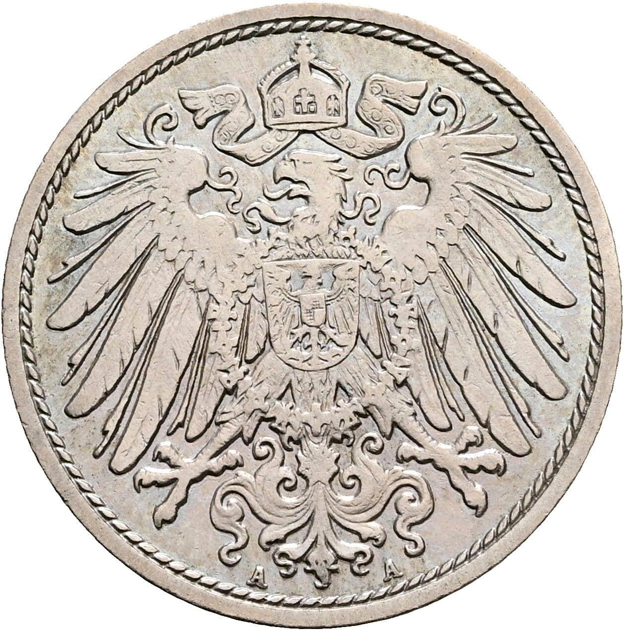 10 Pfennig 1900 A – Rückseite